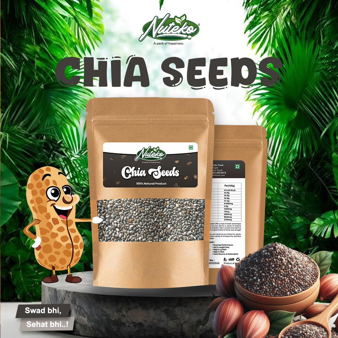 Chia Seeds – Rich in Fiber, Protein & Omega-3 | Premium Superfood