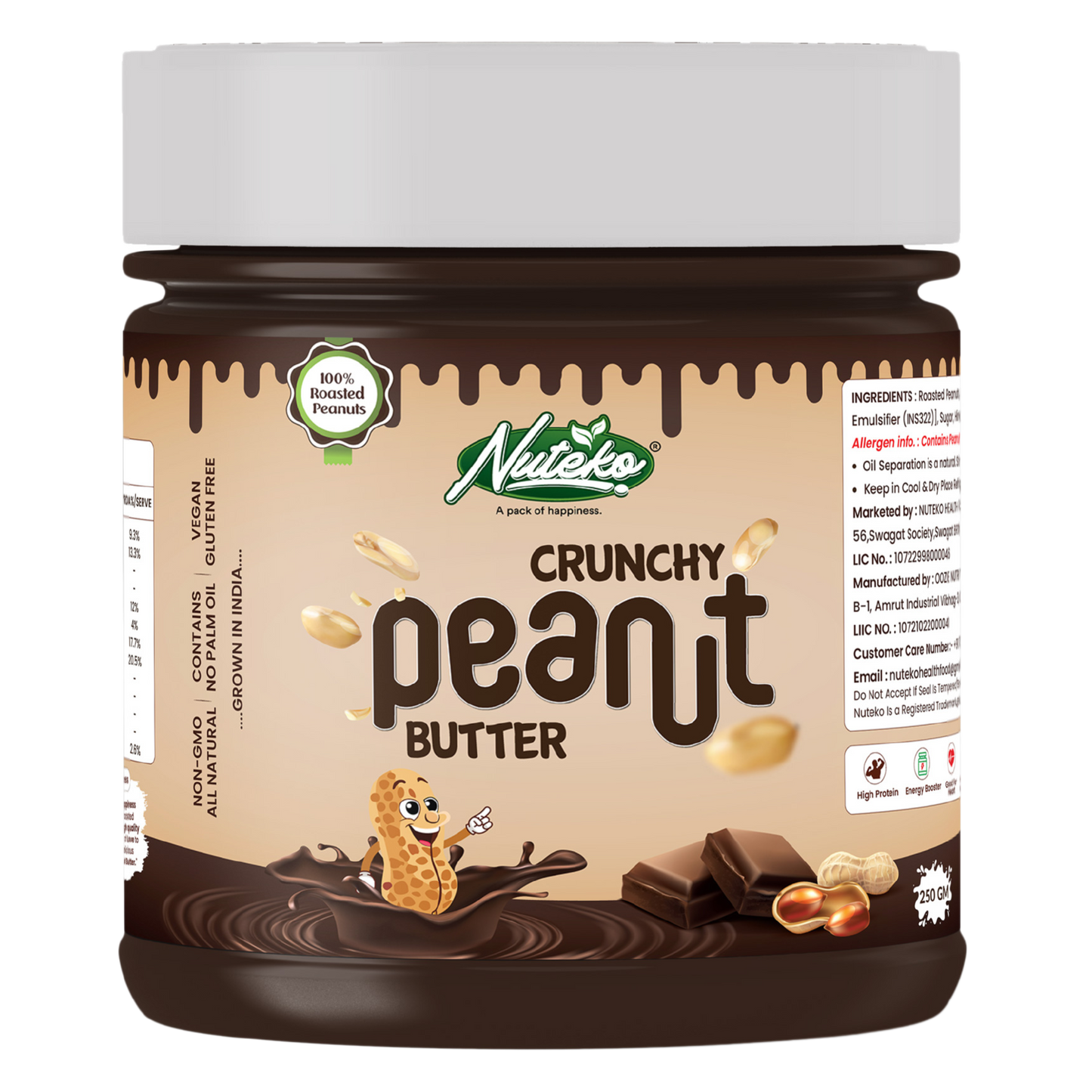 Chocolate Crunchy Peanut Butter – Rich Chocolate & Crunchy Peanut Goodness