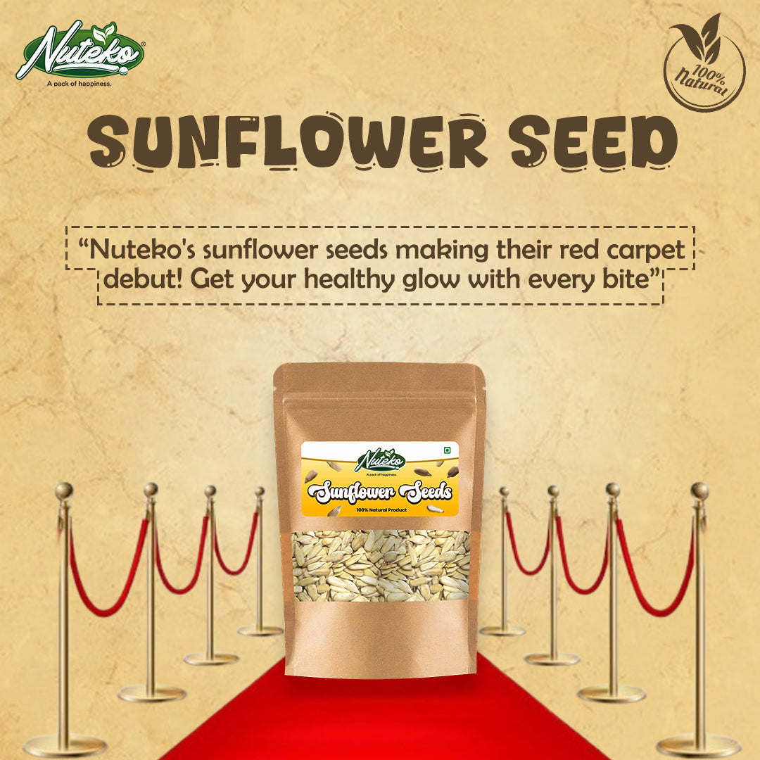 Sunflower Seeds (Surajmukhi Ke Beej) – Premium Quality | Protein & Fiber Rich Seeds