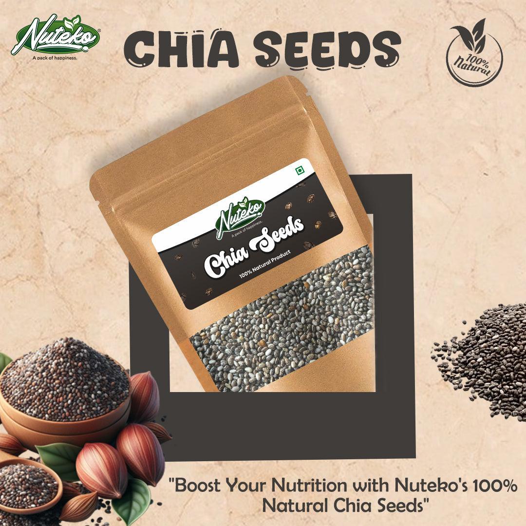 Chia Seeds – Rich in Fiber, Protein & Omega-3 | Premium Superfood