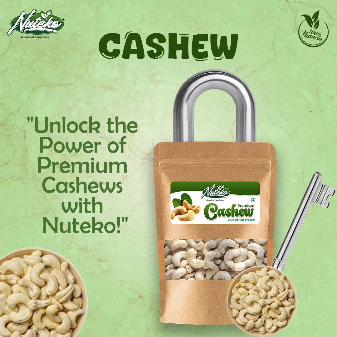 Premium Cashews (Kaju) – Crunchy, Creamy & Nutrient-Rich Dry Fruit