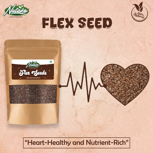 Flax Seeds (Plain) – Premium Quality | Rich in Omega-3 & Fiber
