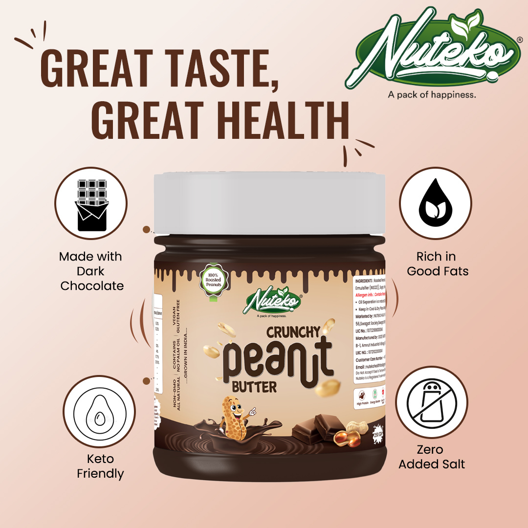 Chocolate Crunchy Peanut Butter – Rich Chocolate & Crunchy Peanut Goodness