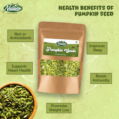 Pumpkin Seeds (Kaddu Ke Beej) – Premium Quality | Protein & Nutrient Rich Superfood