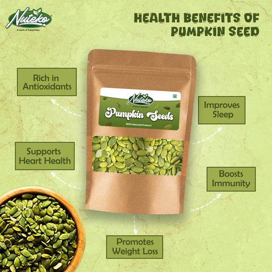 Pumpkin Seeds (Kaddu Ke Beej) – Premium Quality | Protein & Nutrient Rich Superfood