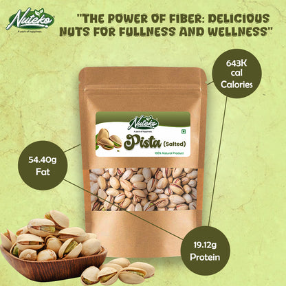 Premium Quality Salted Pistachios (Pista) With Shell – Crunchy & Nutritious Dry Fruit