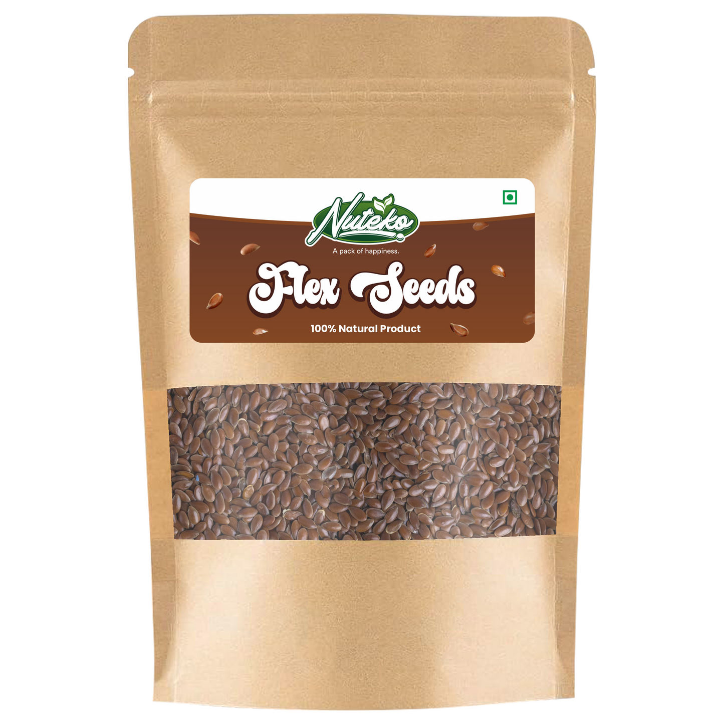 Flax Seeds (Plain) – Premium Quality | Rich in Omega-3 & Fiber