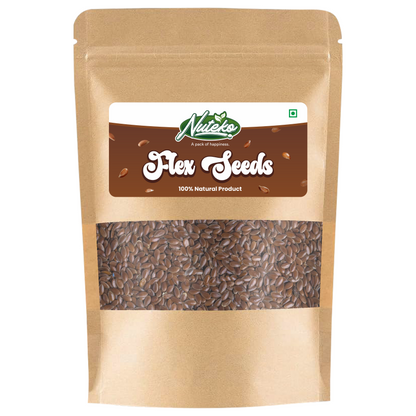 Flax Seeds (Plain) – Premium Quality | Rich in Omega-3 & Fiber