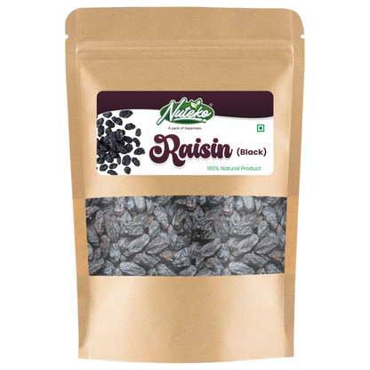 Premium Black Raisins (Kali Kishmish) – Naturally Sweet & Nutrient-Rich Dry Fruit