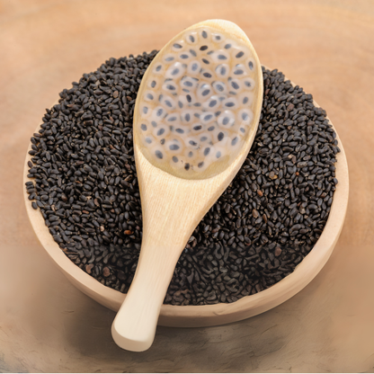 Basil Seeds (Sabja Seeds) Online | Tukmaria Seeds | Nuteko Health Food