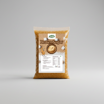 Natural Brown Sugar 1kg | Pure Cane Brown Sugar Online | Nuteko Health Food