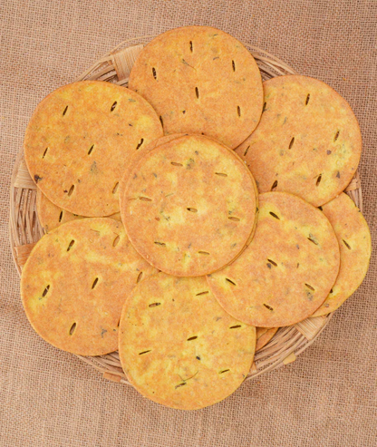 Methi Bhakhri 200g | Roasted Wheat & Fenugreek Snack | Nuteko Health Food