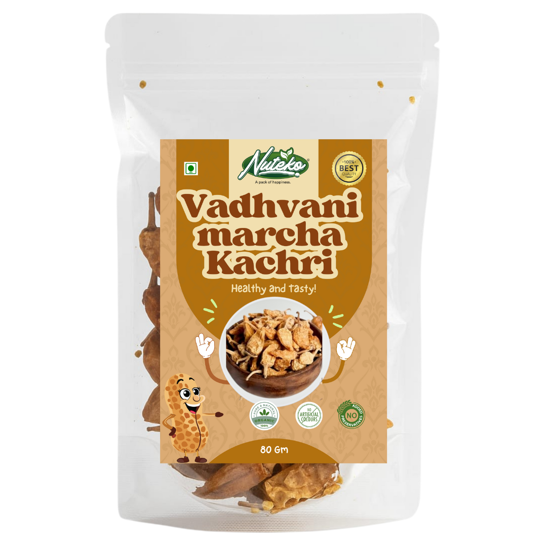 Vadhvani Marcha Kachri Online | Authentic Gujarati Spicy Roasted Snack | Nuteko Health Food